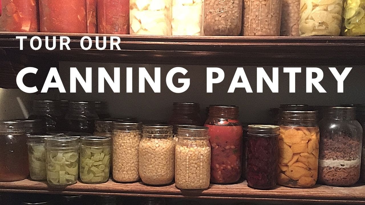 Canning Pantry Tour | Prepper Pantry | What We Can For A Family of Seven
