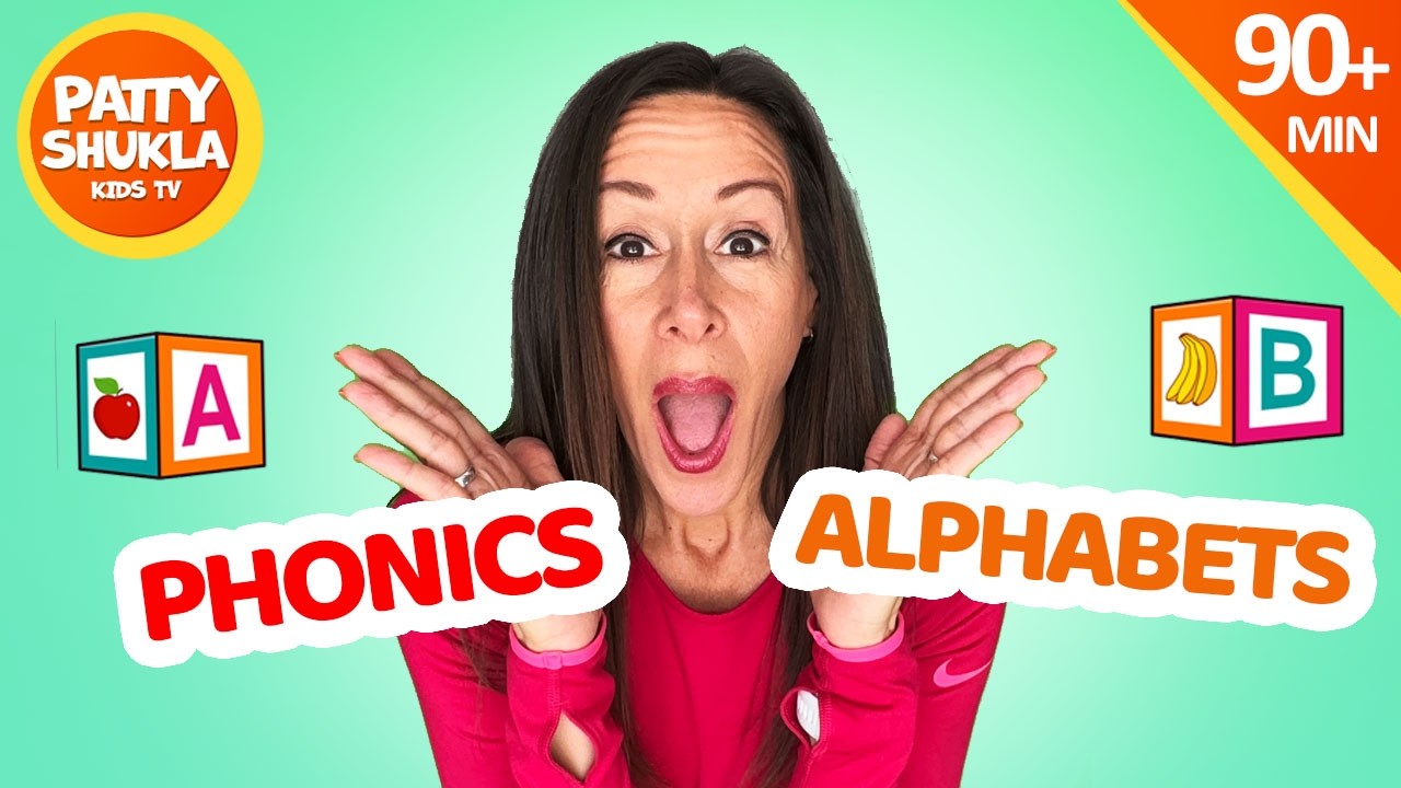 Learn Alphabet Phonics Song for Children A toZ Signing for Babies Letter Sounds Patty Shukla 90 Mins