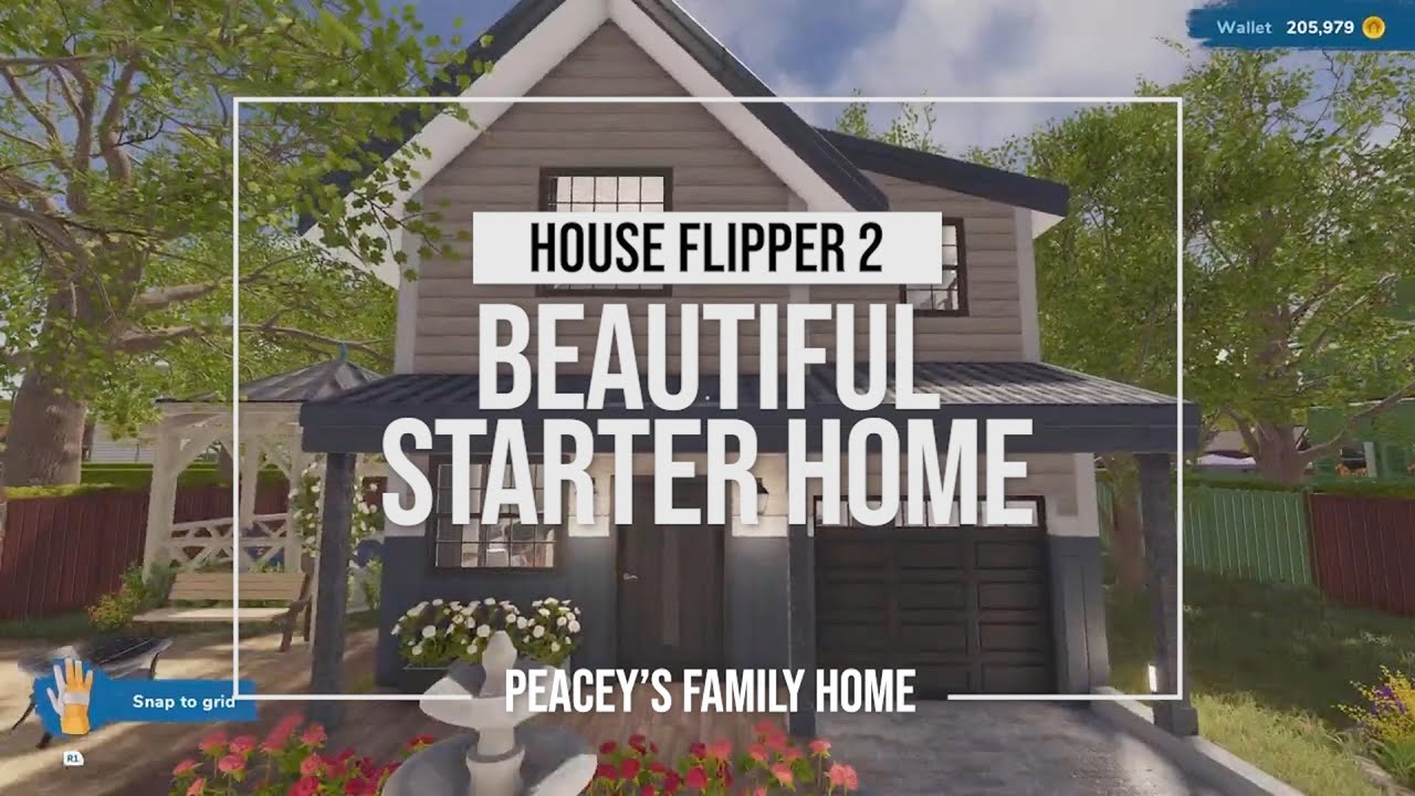 Peacey's Family Home (Before and After) - House Flipper 2