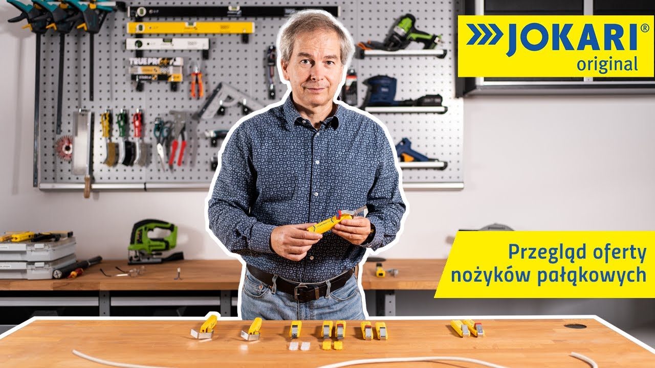 Noże do ściągania izolacji firmy JOKARI (tzw. pałąkowe)