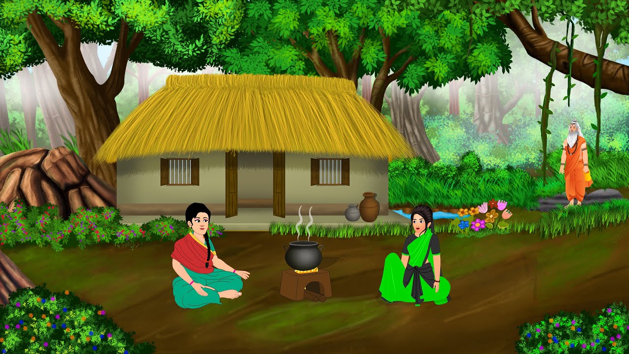 दो बहनों का ससुराल  | Hindi Story | Hindi kahani | moral stories | cartoon story | 