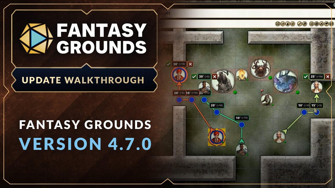 Fantasy Grounds Version 4.7.0 Walkthrough - New UI Updates