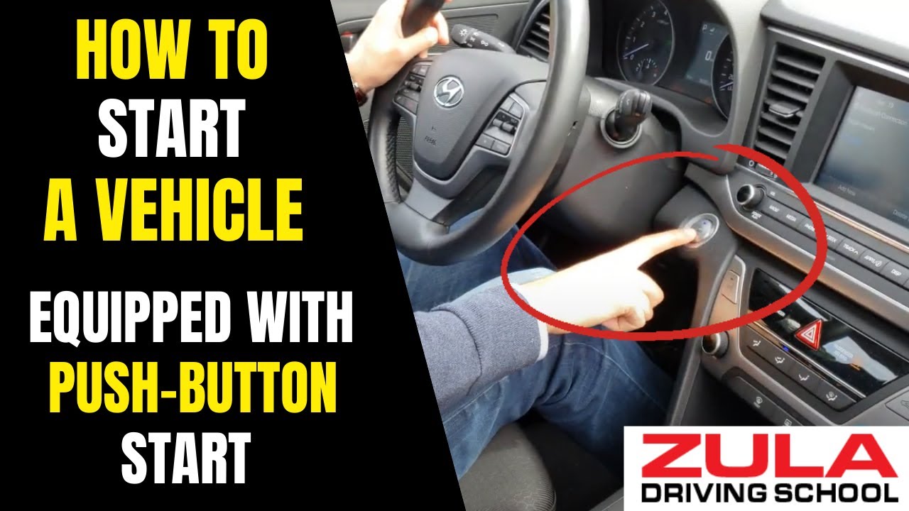 Learn to Drive - How to start a car (equipped with push-button start)