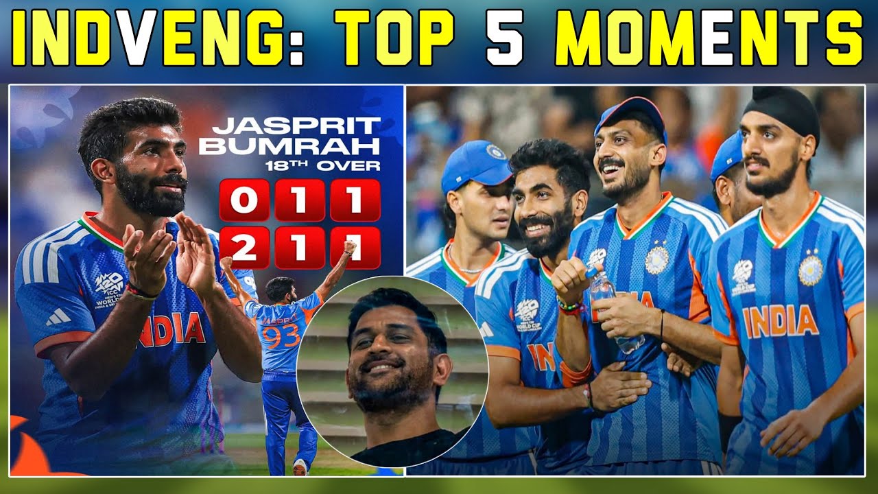 7 Run Se Jeeti India 🇮🇳 India vs England Match Ke Top 5 Moments