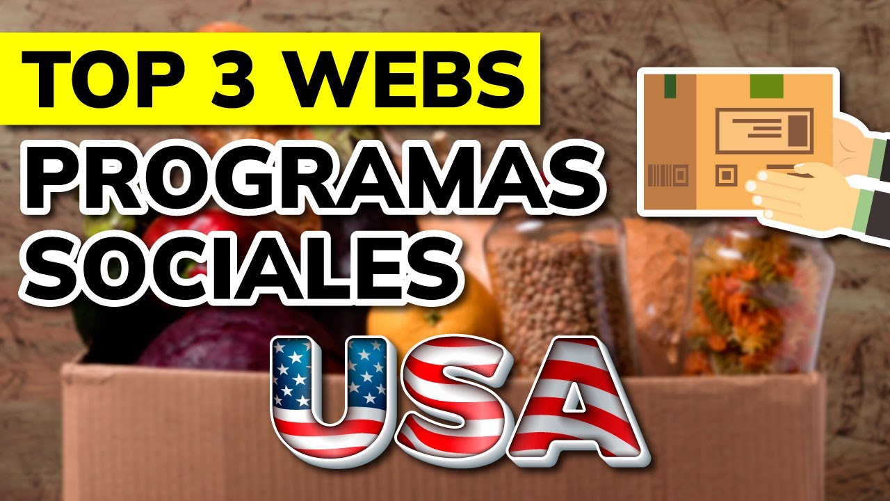 🥇 Los 3 mejores PROGRAMAS SOCIALES en ESTADOS UNIDOS (por el Gobierno de USA)