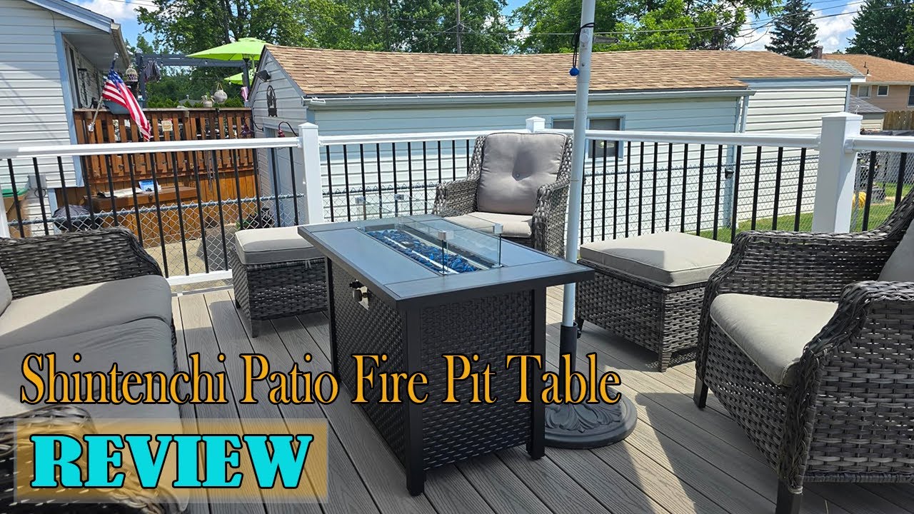 Shintenchi 45 Inch Propane Fire Pit Table Review - Is It Worth Buying?