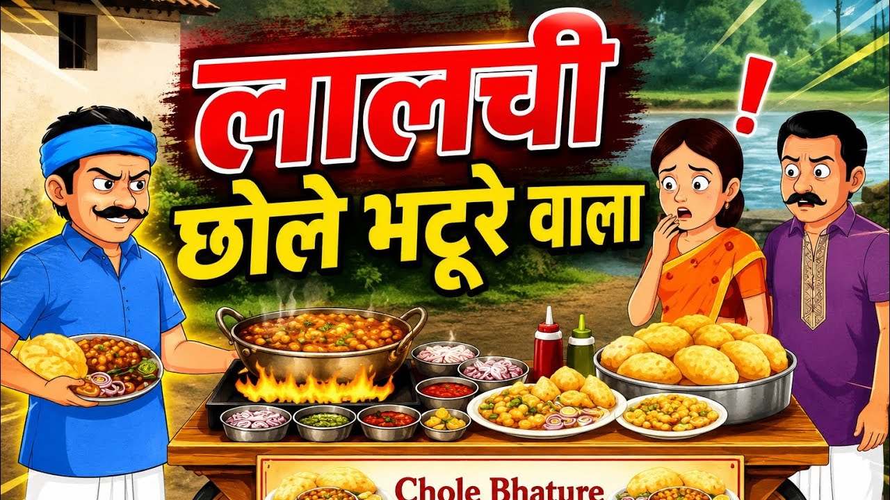 गरीब के छोले भटूरे | Hindi Kahani | #kahani #cartoon #गरीब_के_छोले_भटूरे #HindiKahani