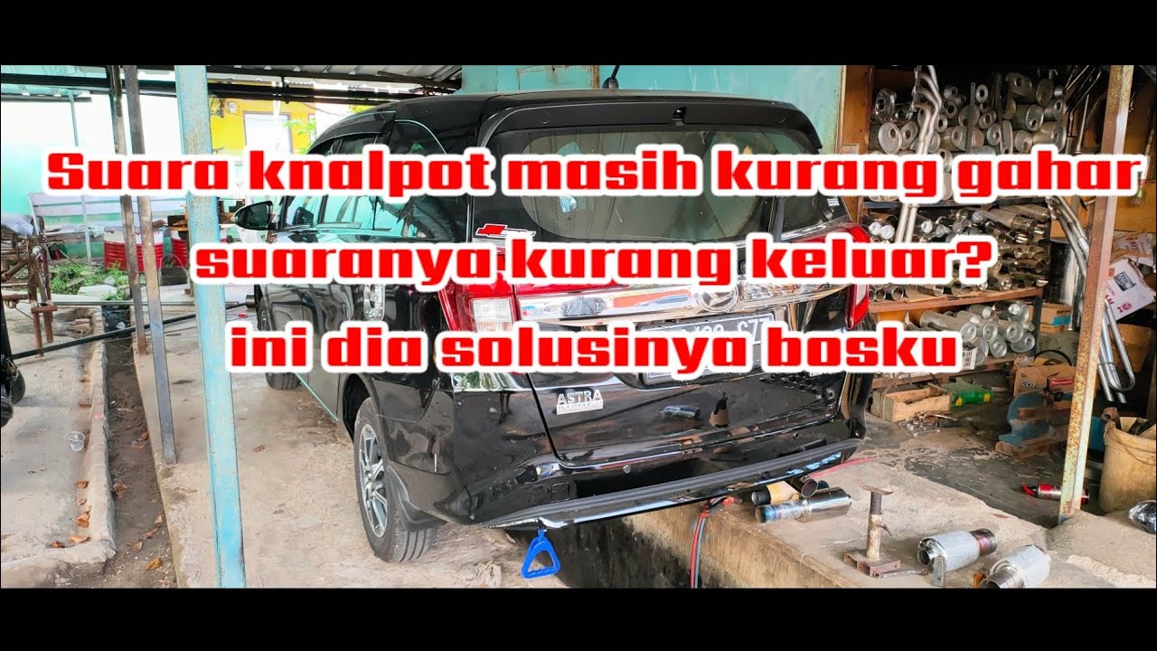 Pemasangan Knalpot racing agar suara lebih kluar