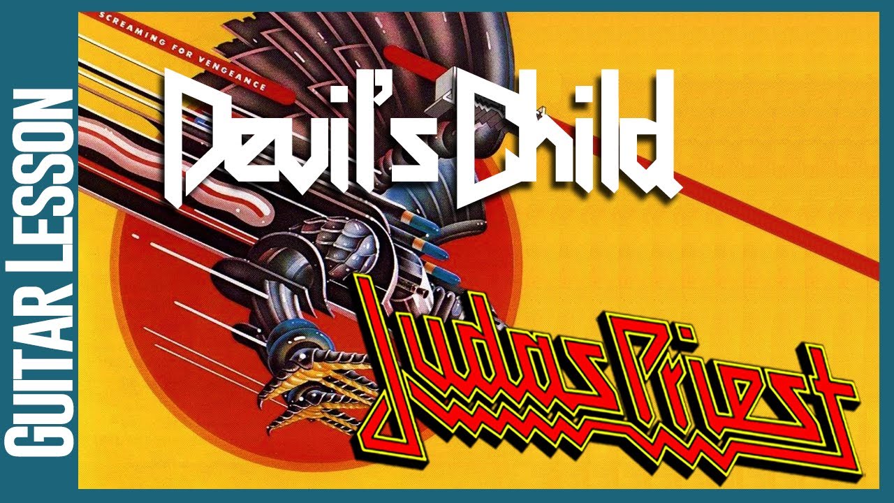 Judas Priest - Devil's Child - Урок игры на гитаре