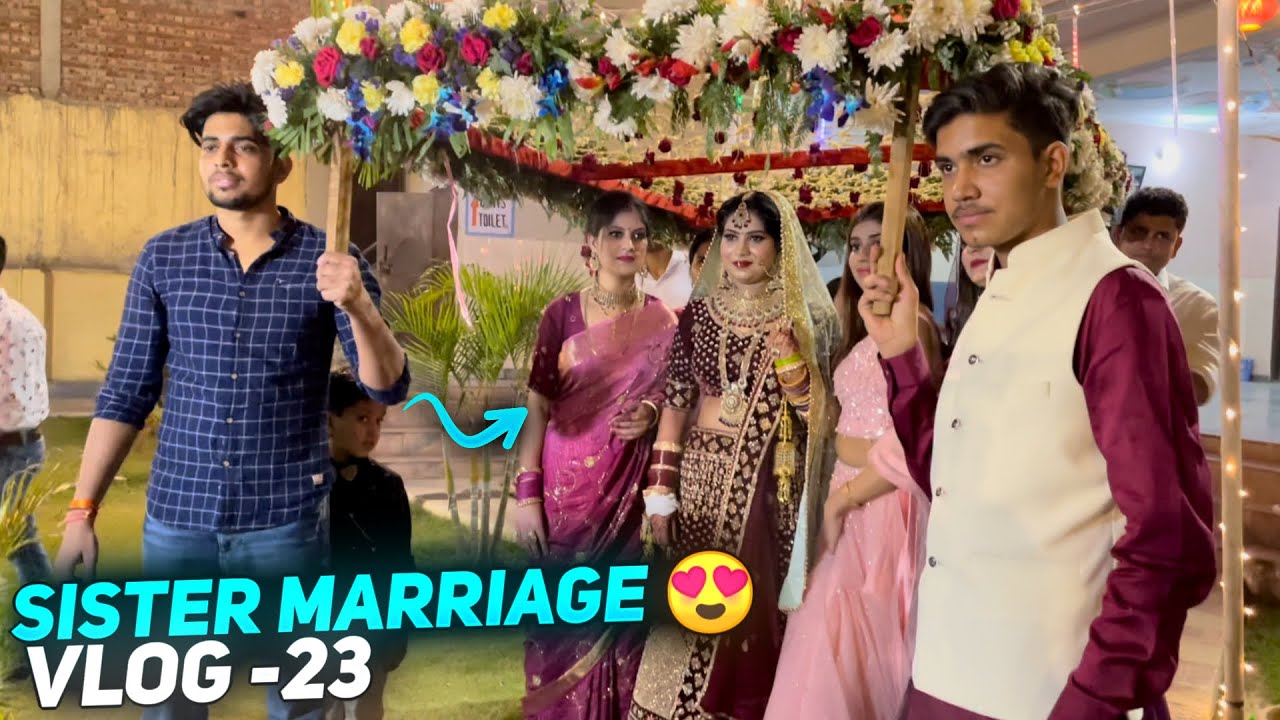 Sister Marriage Function 😍 | GoDPraveenYT and GoDTusharOP | Vlog 23