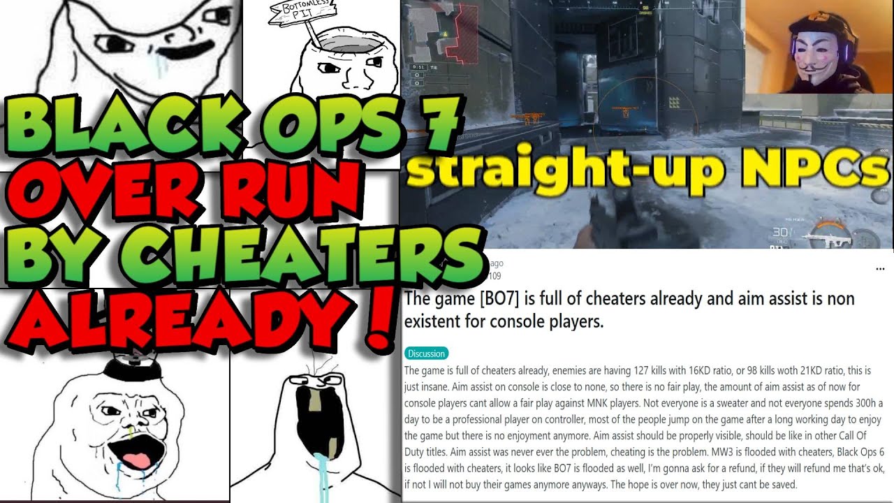 Black ops 7 Over Run By cheaters! Already and The Game Just Launched!