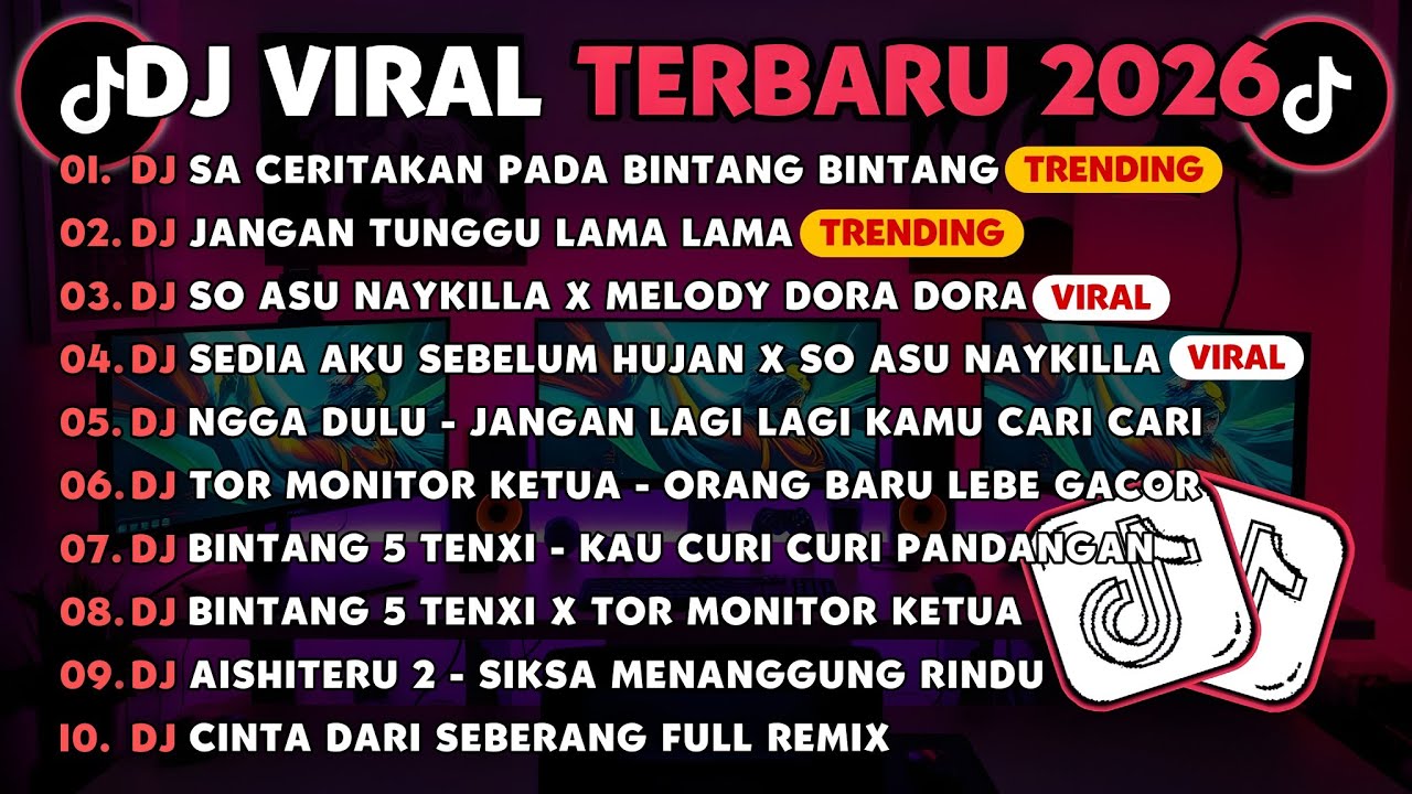 DJ TIKTOK TERBARU 2026🎵DJ SA CERITAKAN PADA BINTANG BINTANG🎵DJ JANGAN TUNGGU LAMA LAMA VIRAL TIKTOK 
