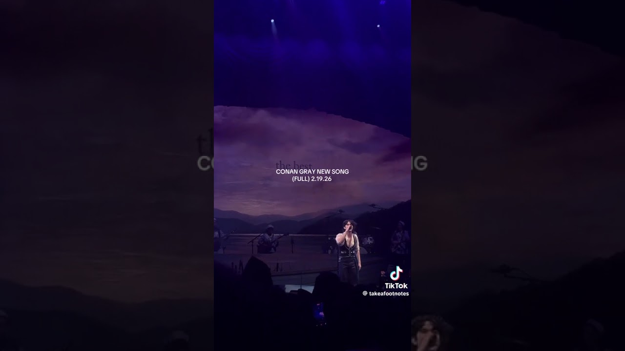 THE BEST BY CONAN GRAY — not mine! #conangray #wishbone #wbwt #wishboneworldtour #conehead #newsong