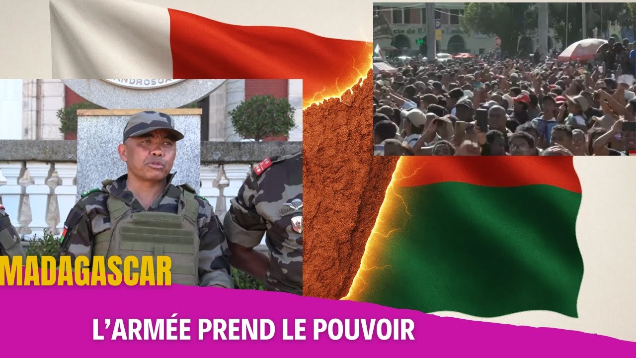 Madagascar : Rajoelina destitué, l'armée prend le pouvoir, peuple en liesse