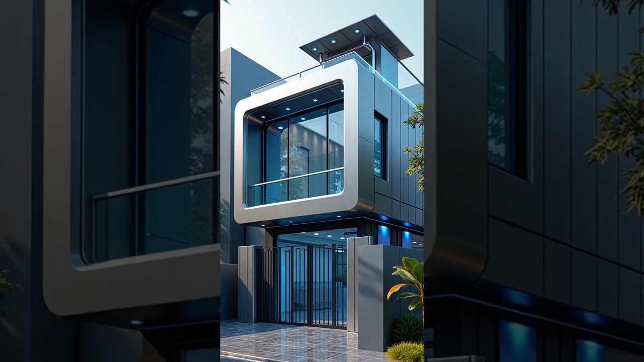 🏡 Luxury Meets Tech! Futuristic Smart Steel Home Tour in 4K!