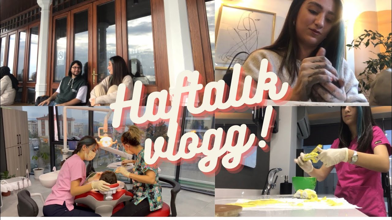 Ağız ve diş sağlığı : haftalık vlog| pedo bıkkınlığı|seramik workshop| hekimimle tartıştım 🤦🏻‍♀️🦷
