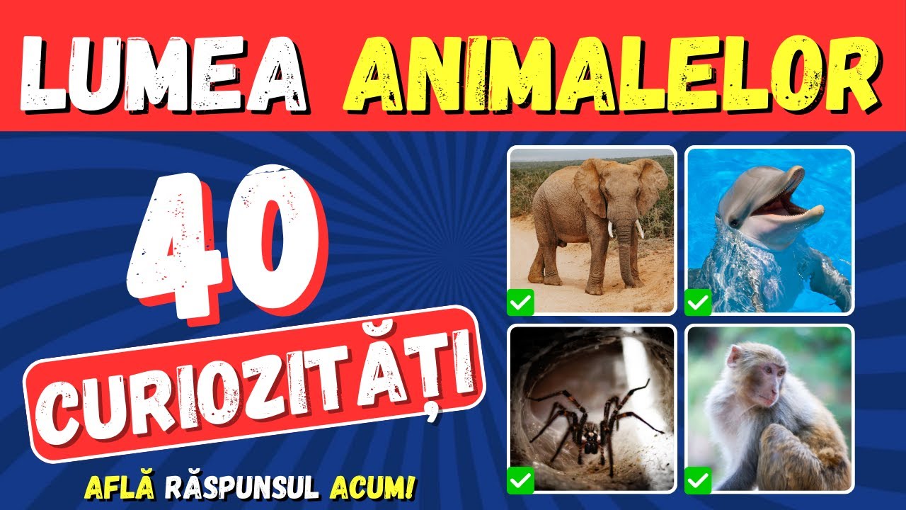 40 de Curiozități despre Animale care te vor Uimi