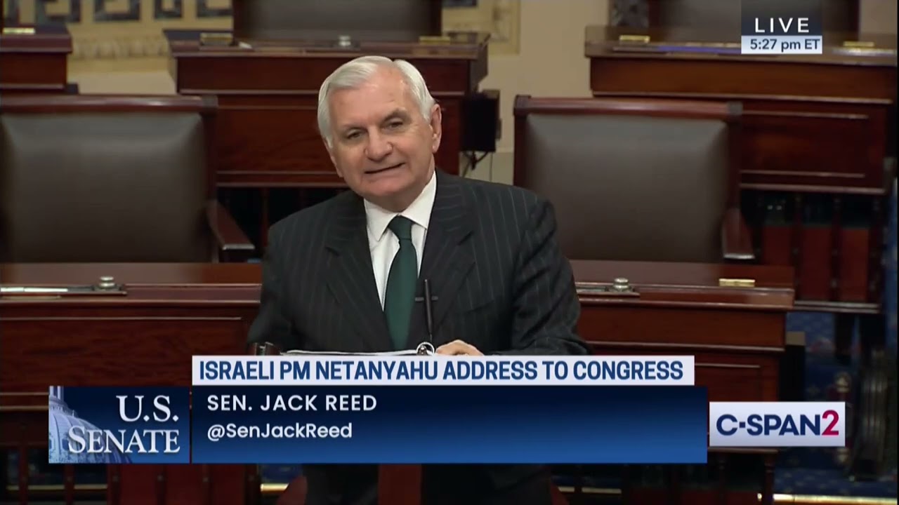 Senator Reed Speaks on Senate Floor on Netanyahu’s Address to Congress .