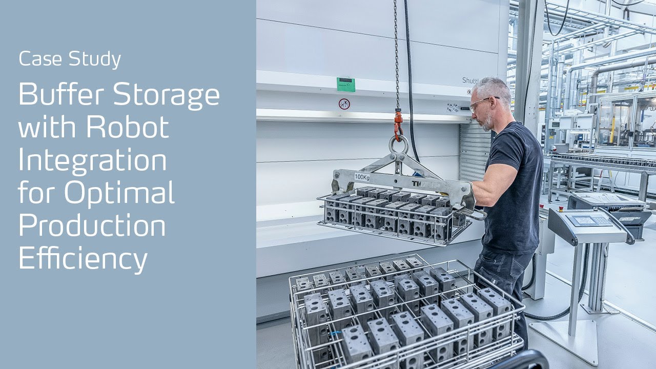 Buffer Storage with Robot Integration for Optimal Production Efficiency | Case Study Danfoss