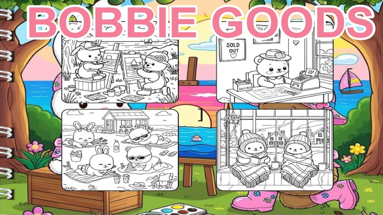 Bobbie Goods como IMPRIMIR EM CASA Desenhos Educativos para Colorir (PARTE 2)