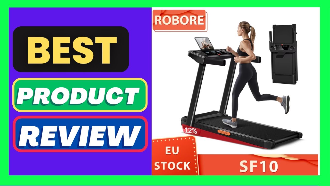 ROBORE SF10 Treadmill, with 12% Incline, Electric,