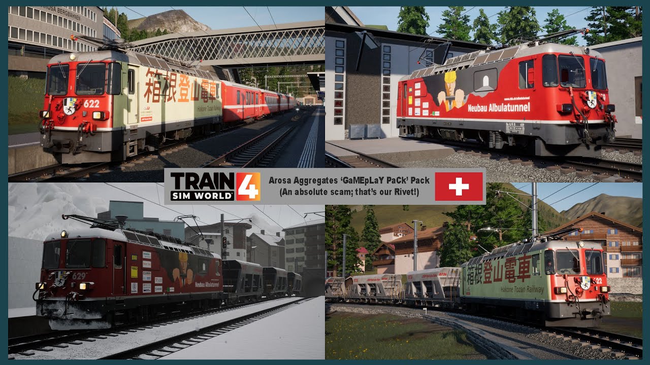Arosa Aggregates 'GaMEpLaY PaCk' Review ~ Train Sim World 4