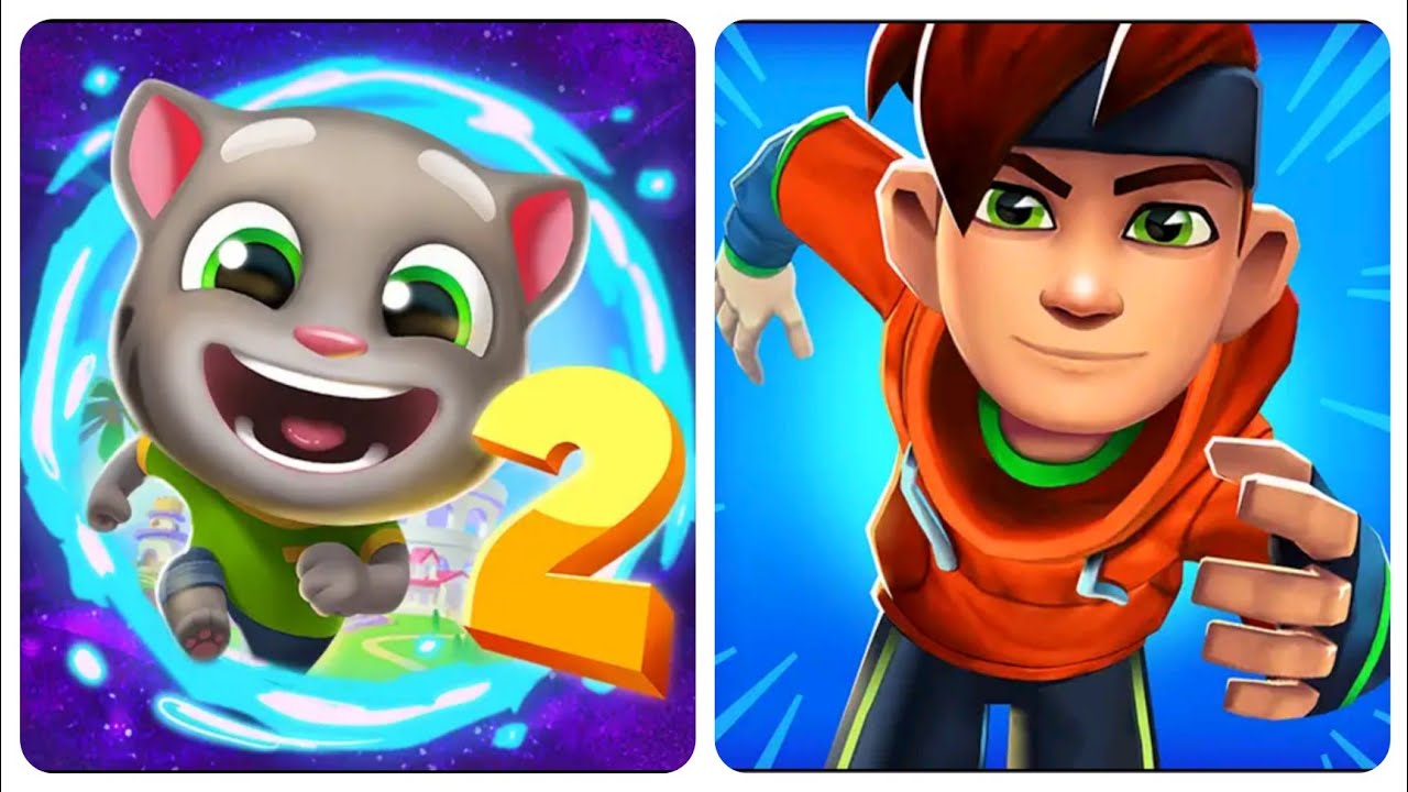 Talking Tom Gold Run 2 VS MetroLand - Android/iOS - Gameplay Difference
