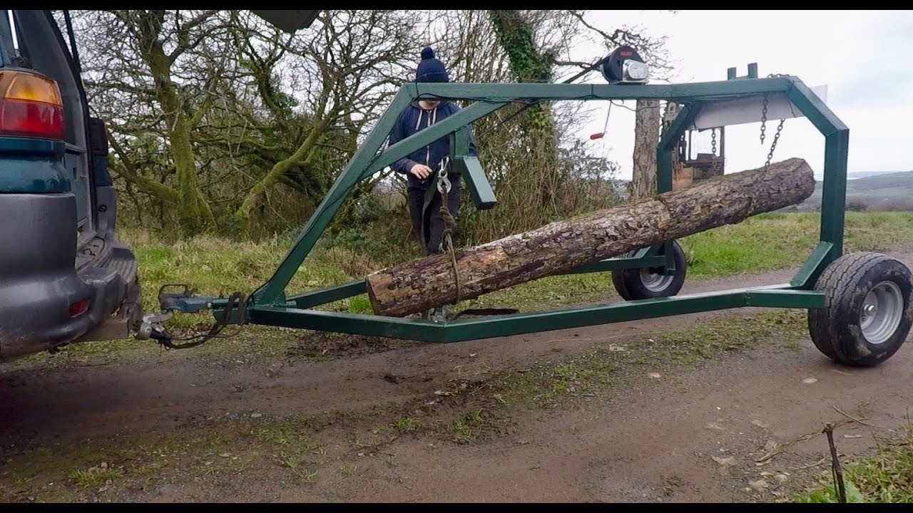 Homemade 900 kg Log Arch Trailer/Skider