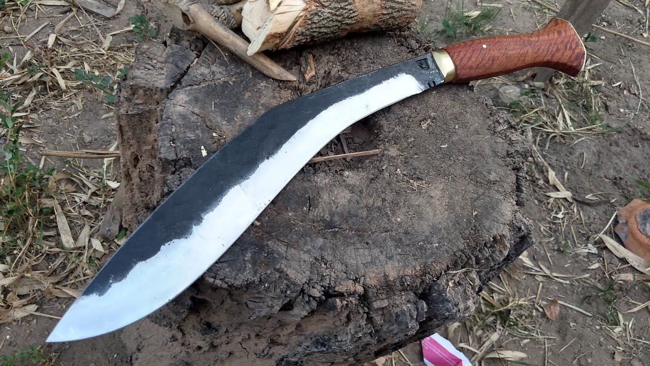 🇹🇭making Kukri knife  by ช่างโจ๊ก  ทำมีดครูครี นักรบกรุข่า
