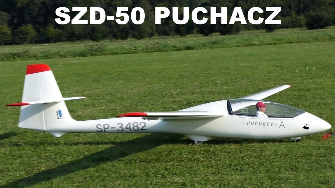SZD-50 PUCHACZ, giant scale RC glider, Hranice 2020