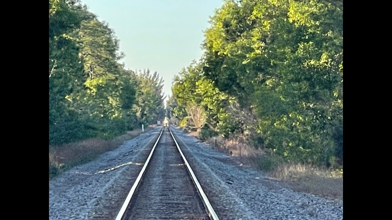 Full Speed Amtrak Silver Meteor Southbound