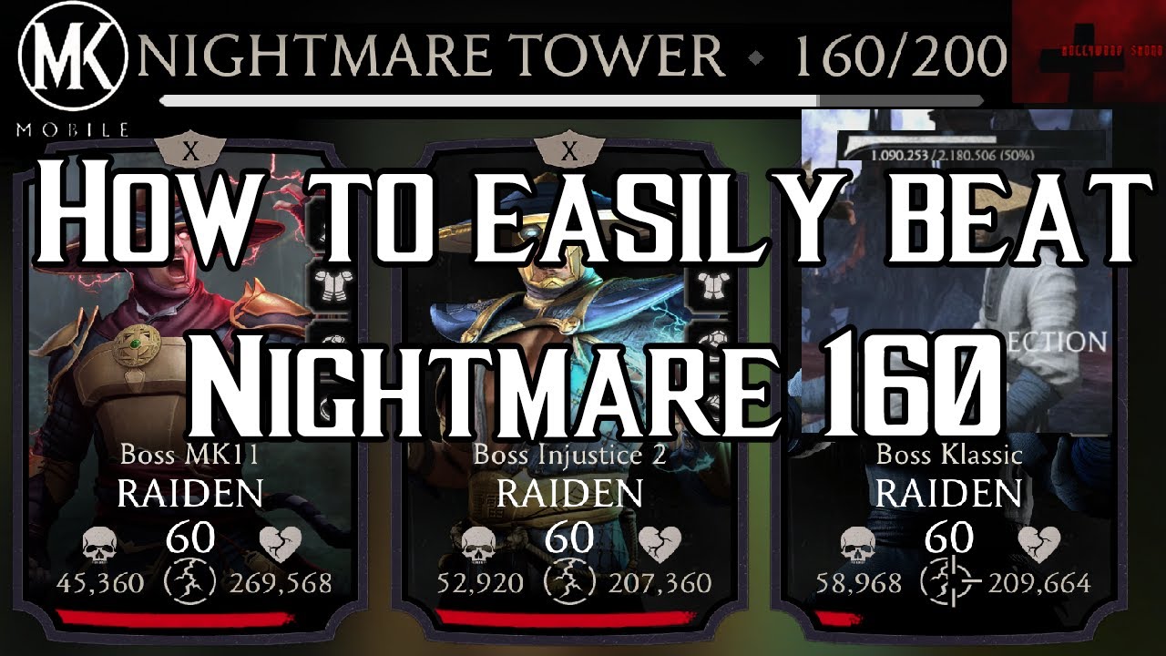 Mortal Kombat Mobile iOS   How to Easily Beat Nightmare Tower 160