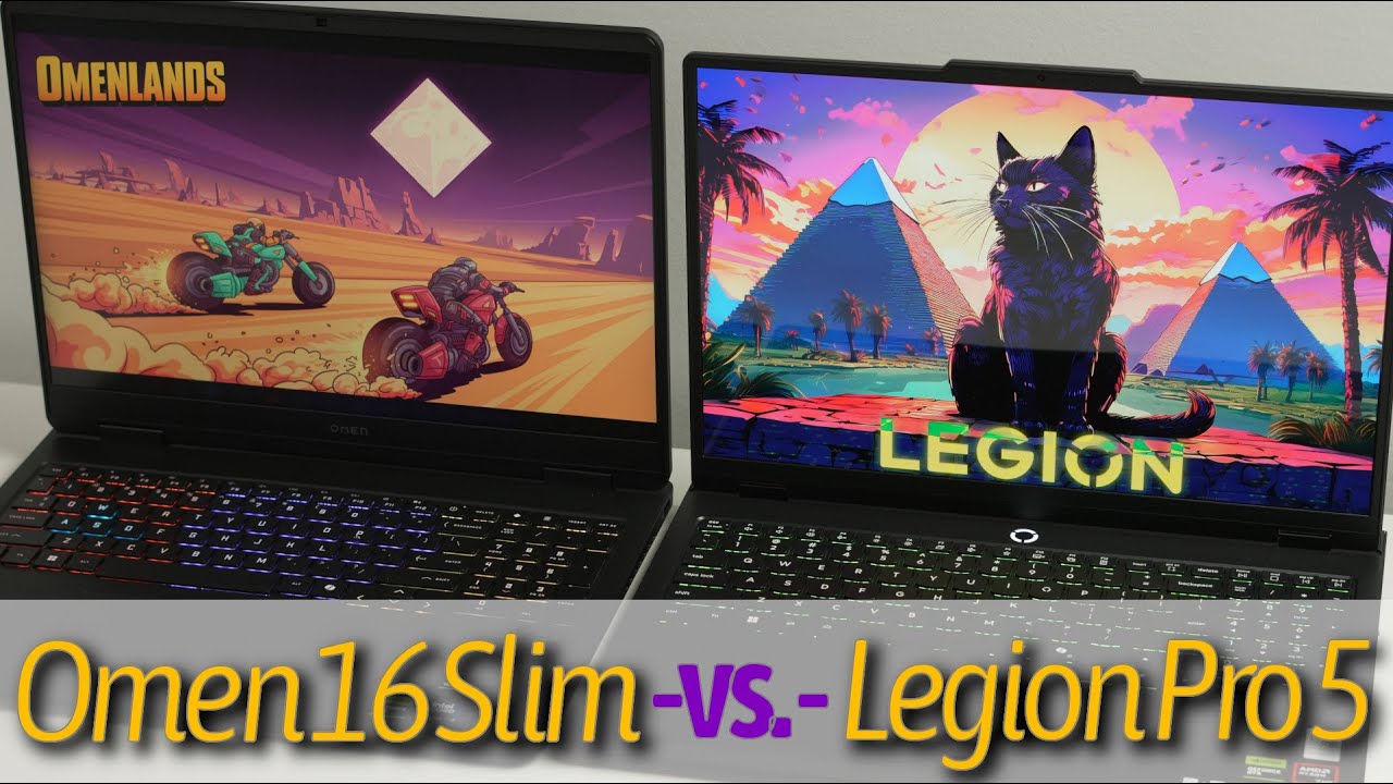 Обзор игровых ноутбуков MVP | HP Omen 16 Slim против Lenovo Legion Pro 5