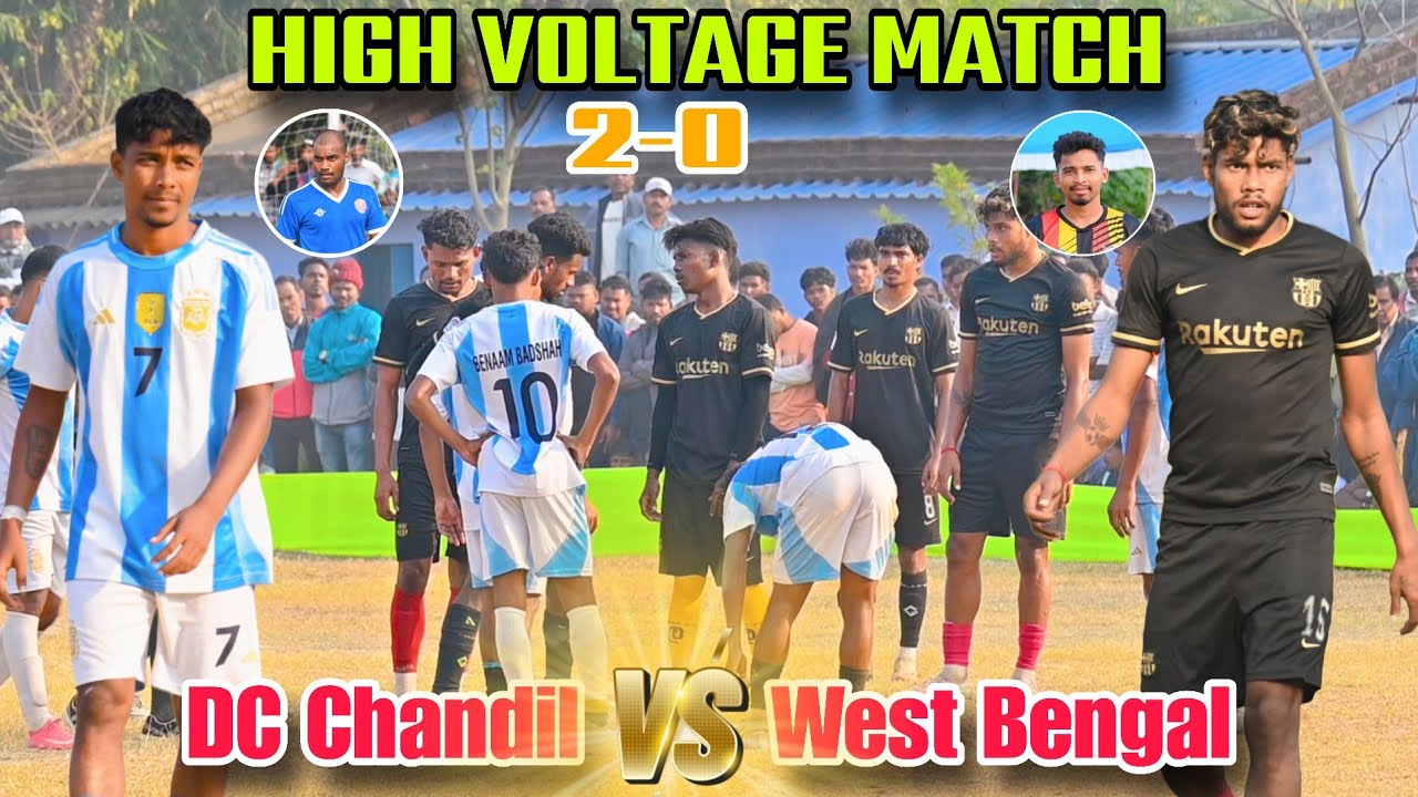 West Bengal 🆚 DC Chandil || Quarter final match at Tuibir, Chaibasa Football Tournament 2025