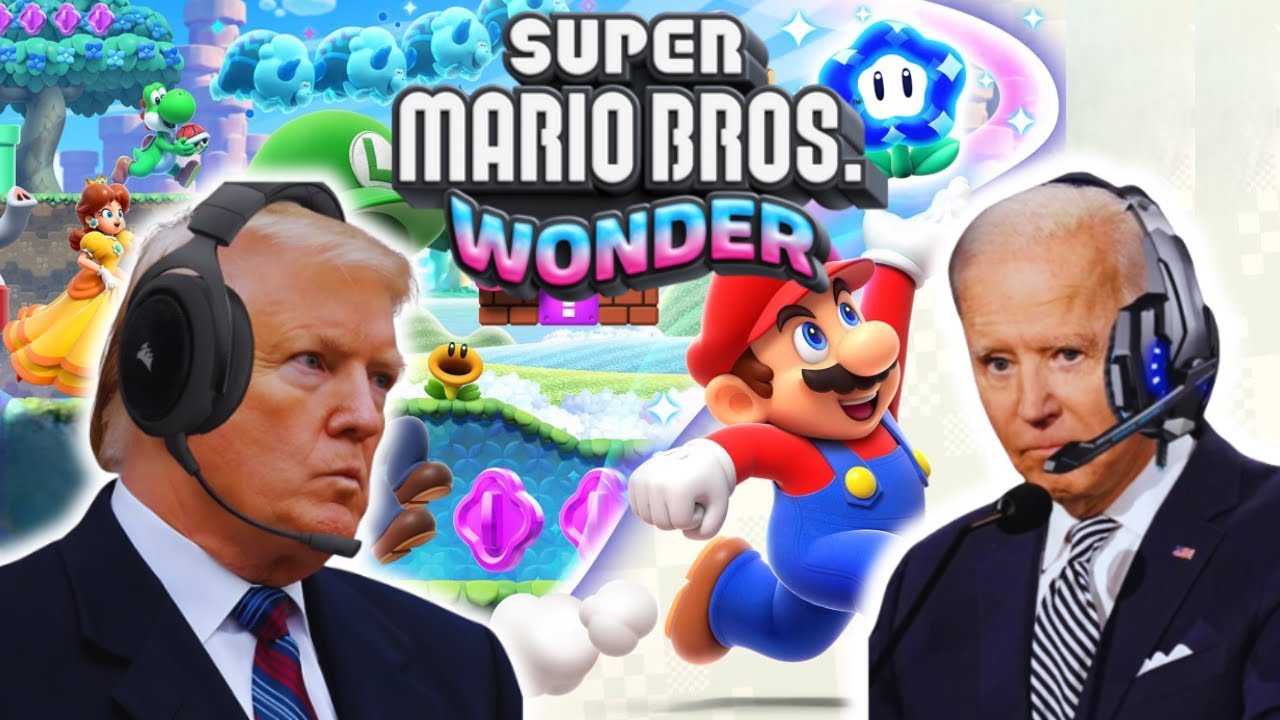 Presidents Play Super Mario Bros. Wonder 1-15 (COMPILATION)