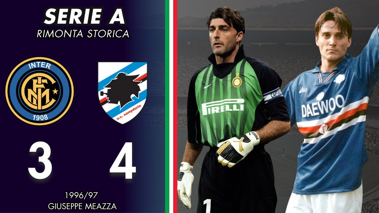 Serie A 1996/97 - Inter vs. Sampdoria | La leggendaria rimonta della Sampdoria