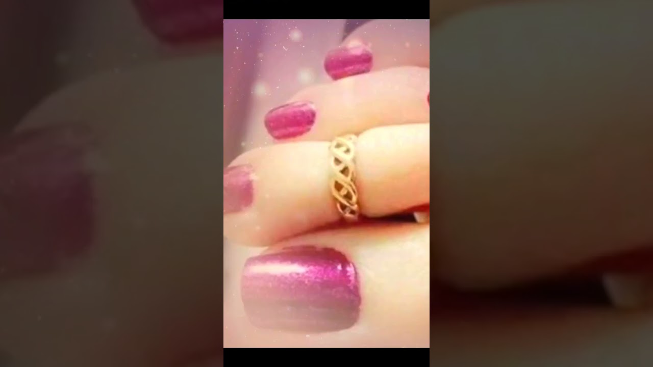 Beautiful silver and gold toe Ring design 2023।। Simple toe Ring design for girls #shorts