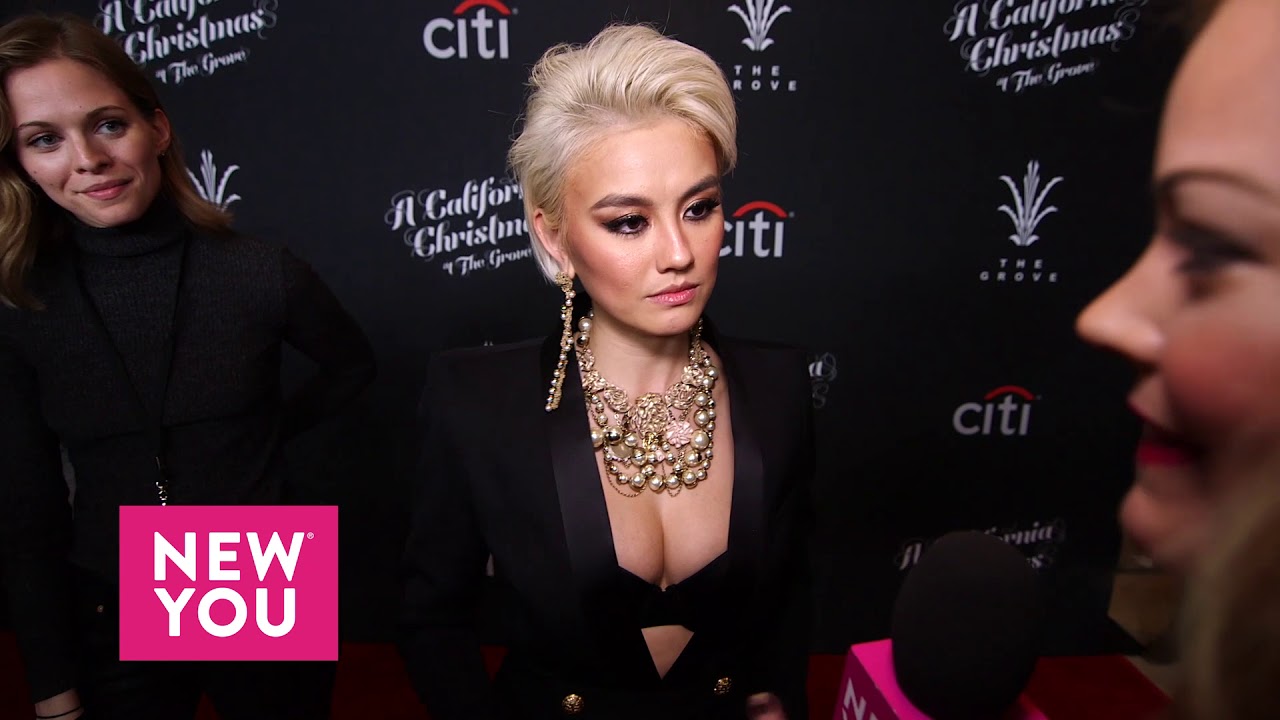 Agnez Mo at the California Christmas Tree Lighting