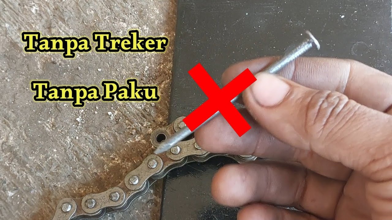 Cara Baru,,Potong Rantai Tanpa Treker Tanpa Paku