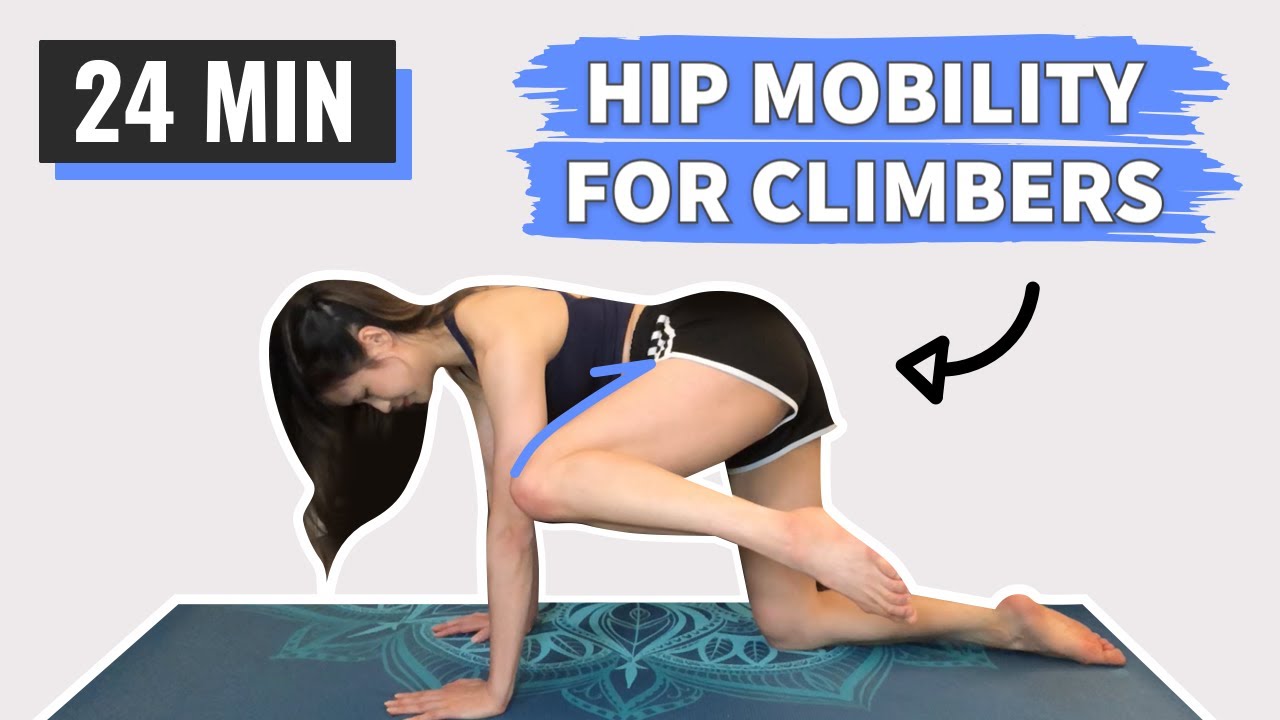 24 min Hip Mobility for Climbers - get Strong and Flexible Hips!