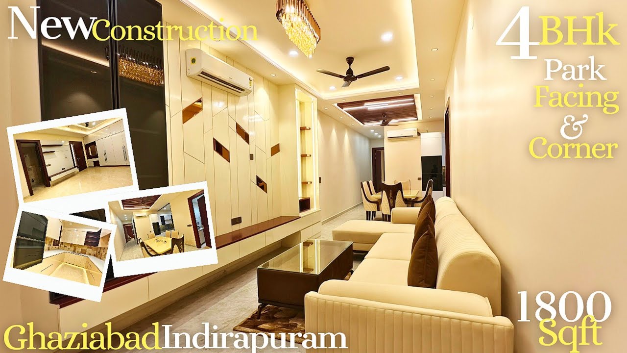 Corner के साथ Park facing का मजा 3 BHk flats within 1800 sqft with lift & car parking near park