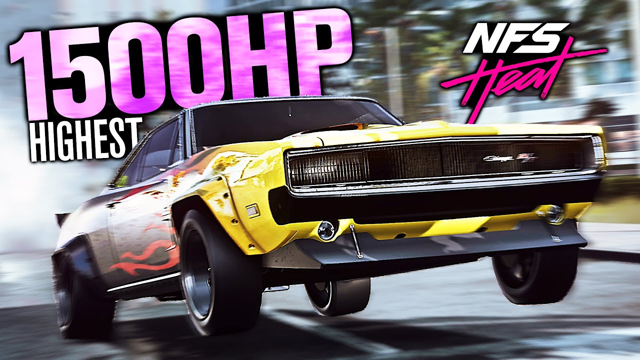 Need for Speed Heat - 1500HP+ Highest Horsepower Car!! (Dodge Charger Customization)
