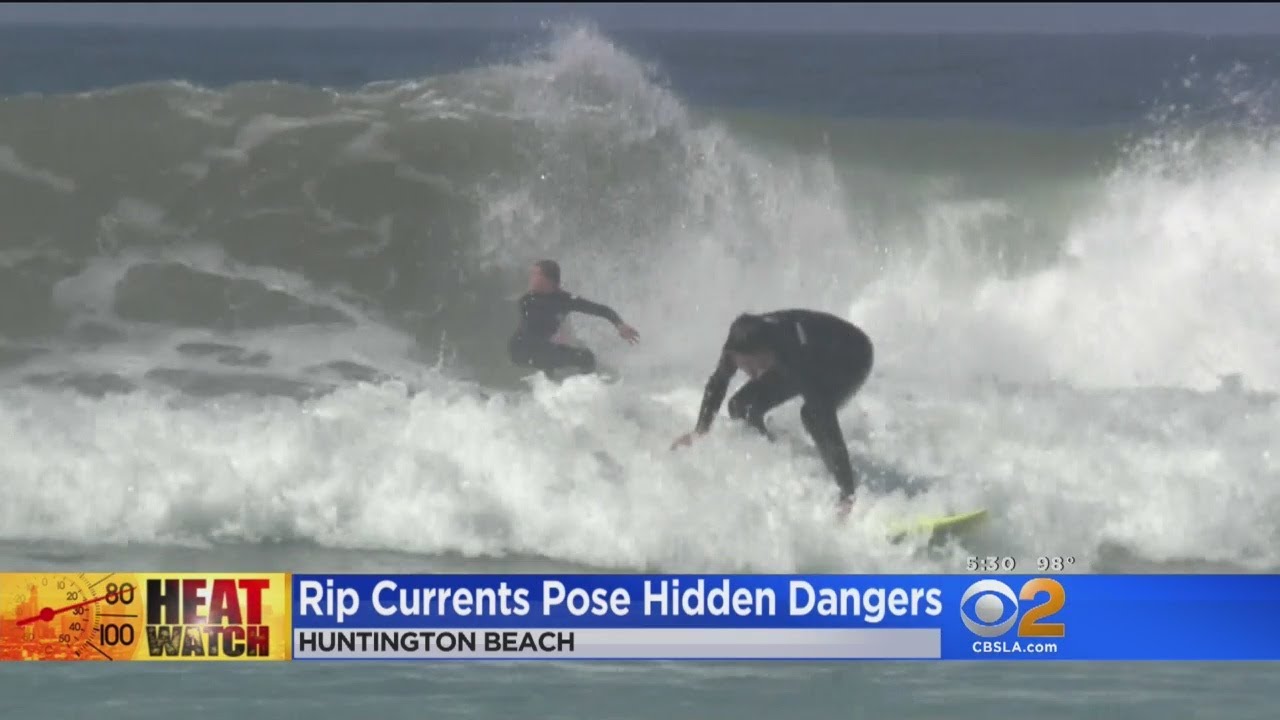 Huntington Beach Lifeguards On Alert With Heat, Rip Currents, Huge Waves