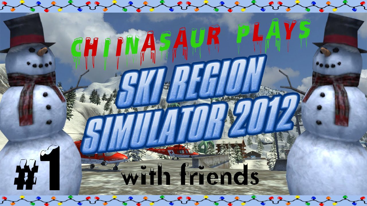 Chinasaur plays Ski Region Simulator #1 (Let's Save Christmas)