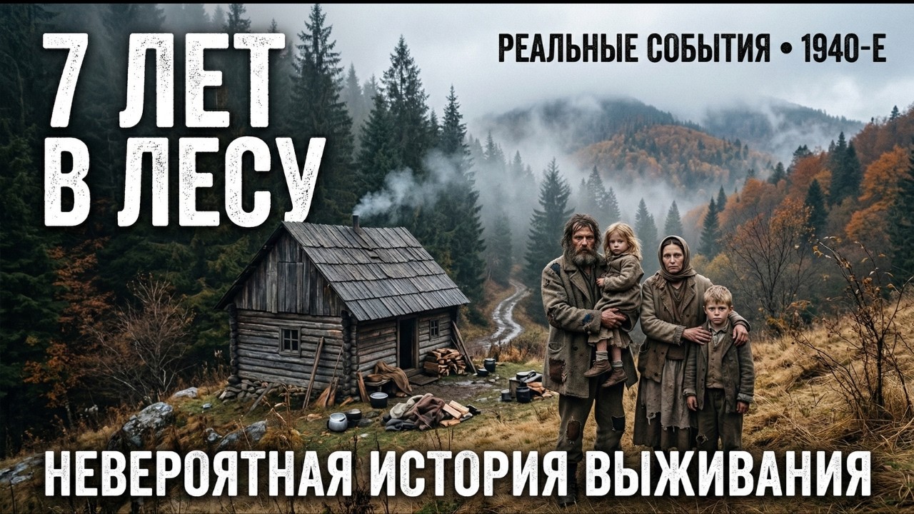7 ЛЕТ В ГОРНОМ ЛЕСУ! СЕМЬЯ СКРЫВАЛАСЬ ОТ ВЛАСТИ! КАК ВЫЖИЛИ?