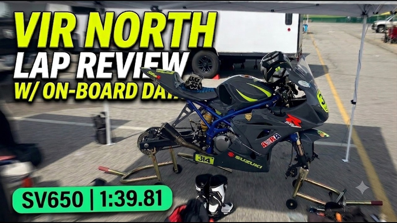 SV650 VIR North PB Lap/Data Breakdown: 1:39.81 (Getting Faster!)