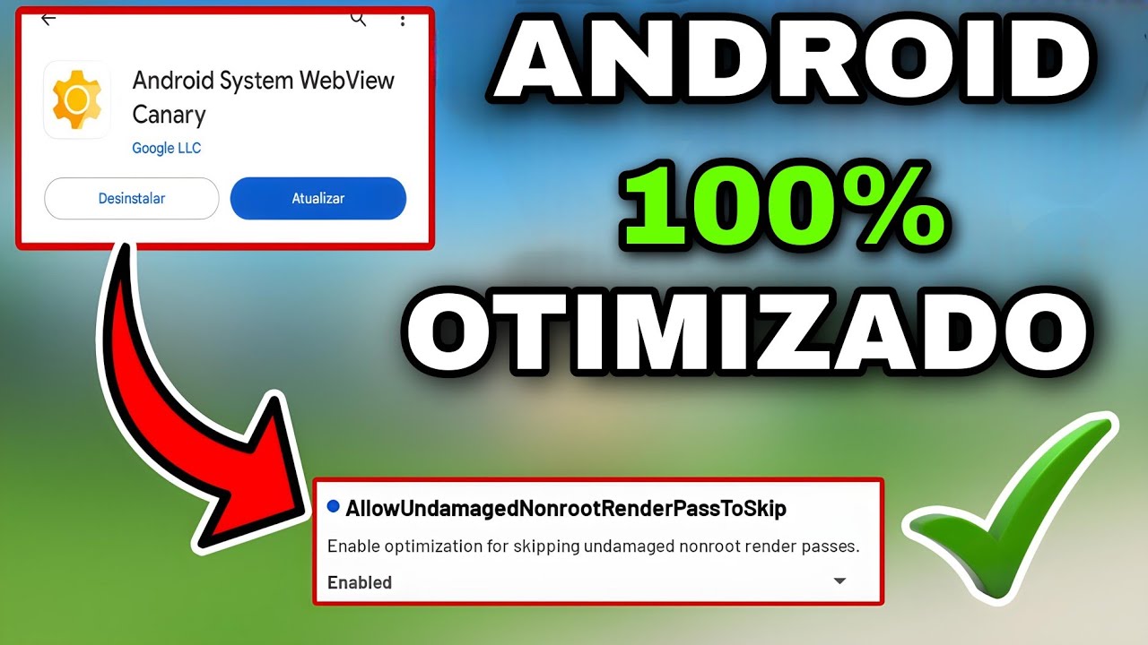 Melhore a PERFORMANCE do celular Android,com novas configurações de webview canary.em 2023