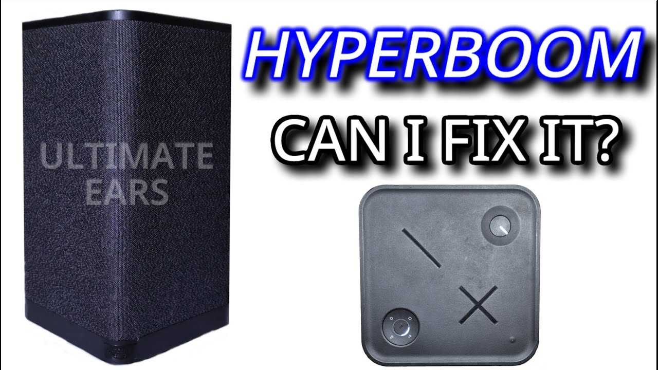HYPERBOOM DC POWER SOCKET REPAIR - Ultimate Ears Bluetooth speaker