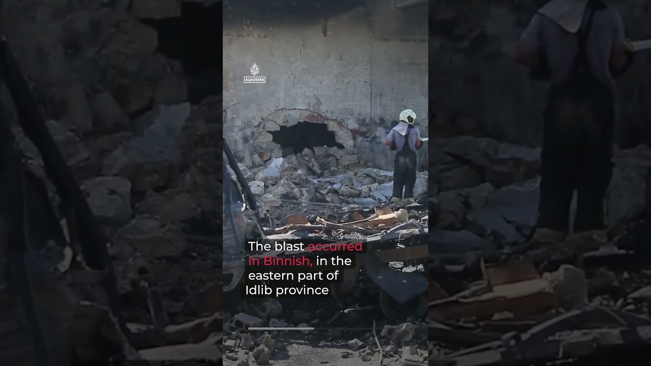 Munitions vehicle explodes killing five in Idlib