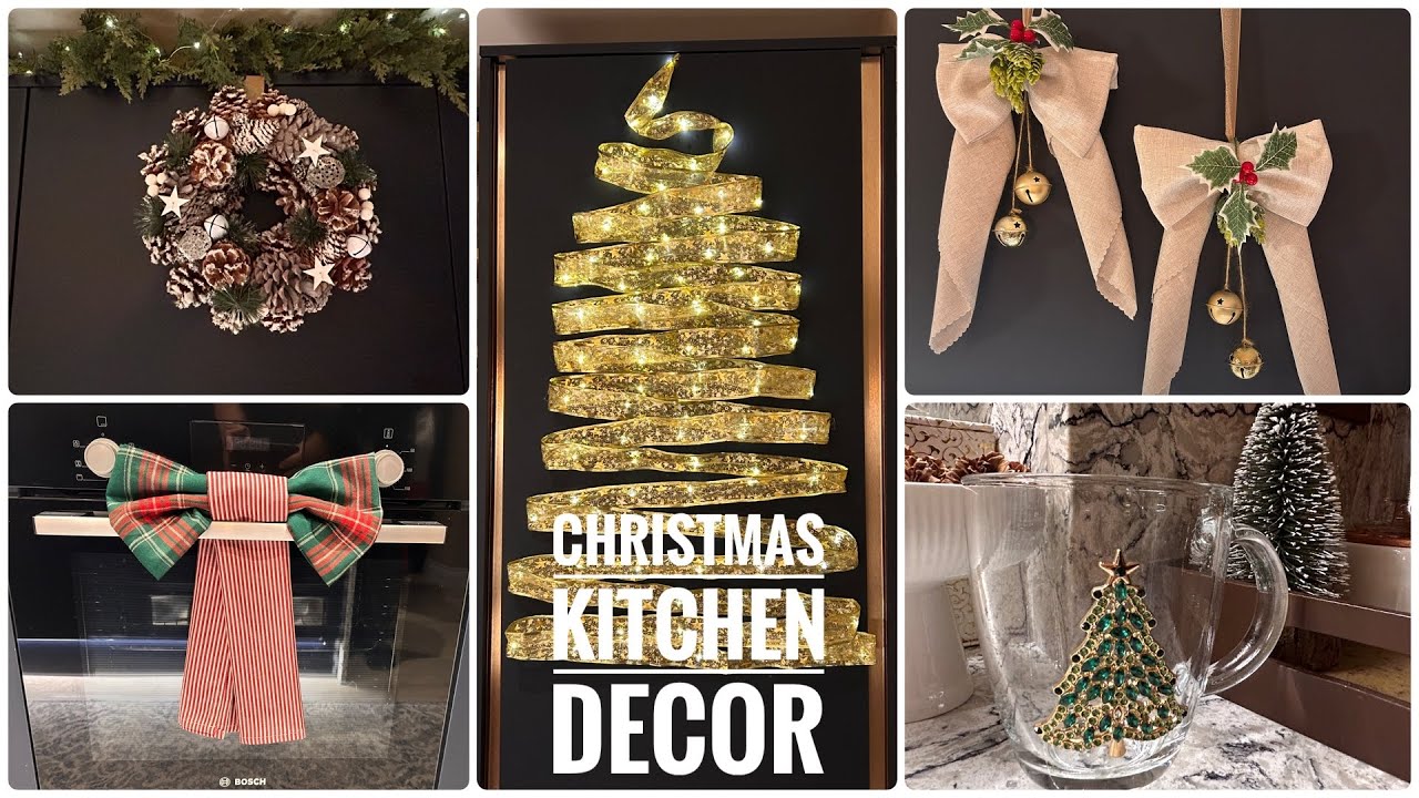 Christmas Kitchen Makeover | Easy Christmas Decor #ChristmasDecor #homedecor #christmas